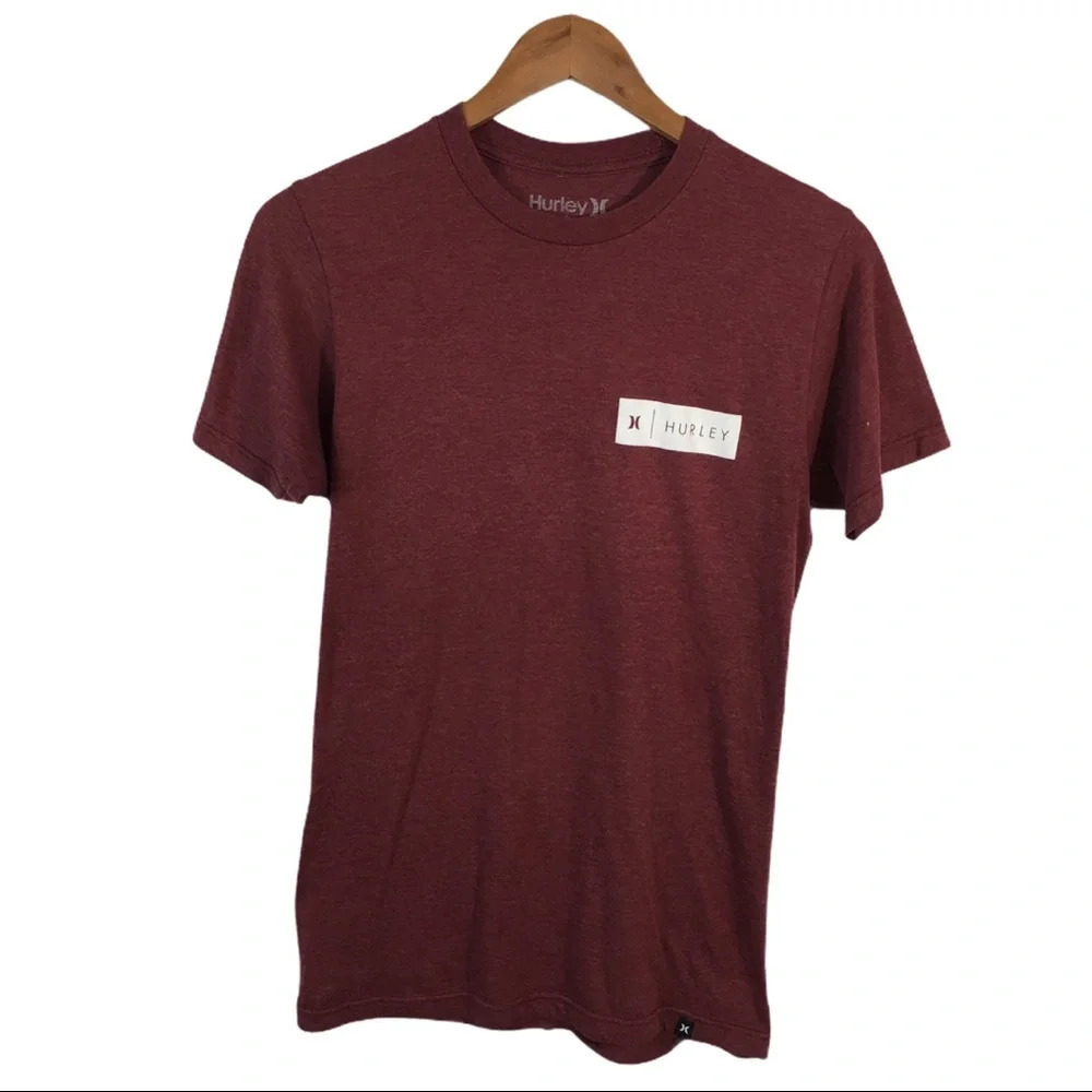 Ts689 Hurley Surfer Brand Logo Crew Neck Shirt S